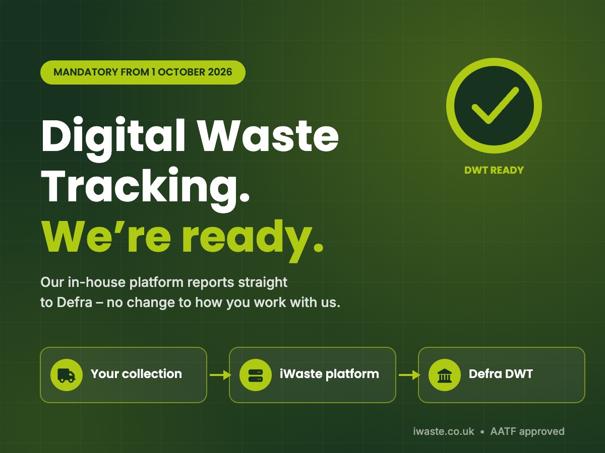 Digital Waste Tracking - iWaste is ready