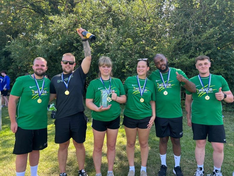 iWaste team with the Jug trophy at the 2026 Waste World Cup